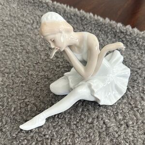 Elegant Porcelain Ballerina Figurine